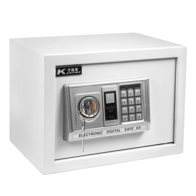 守護者保險箱-雙鑰匙密碼保險箱(25EAK-白色)