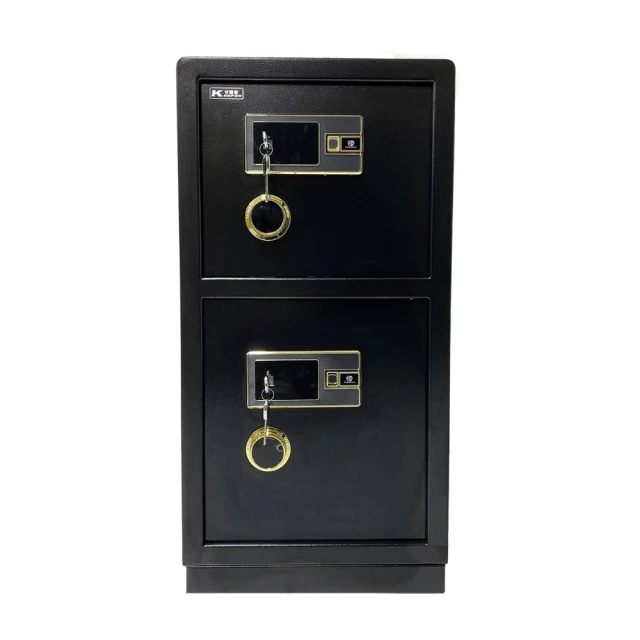 守護者保險箱-雙門雙鑰匙指紋保險箱(100FIN-2)