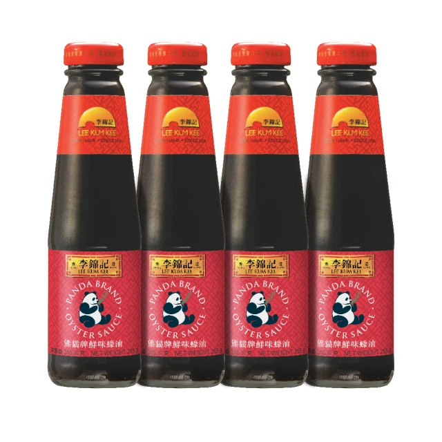 李錦記 熊貓牌鮮味蠔油255gx4瓶
