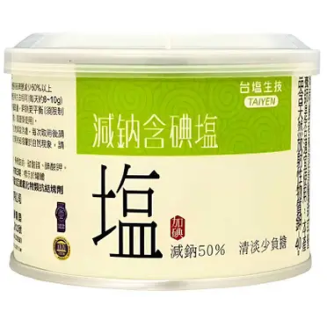 台塩生技 減鈉含碘塩 (300g/罐)