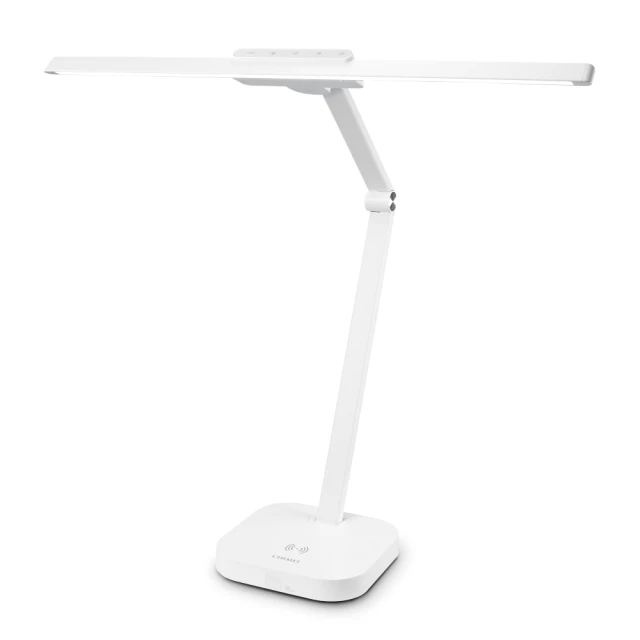 CHIMEI 奇美 LED智慧調光超廣光照無線充電護眼檯燈-流光白（LT-SW120D）