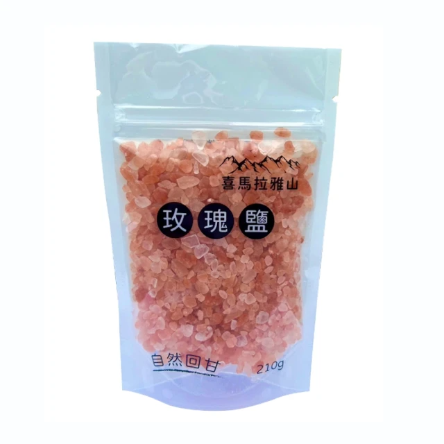 隆一 喜馬拉雅山玫瑰粗鹽 (210g/包)