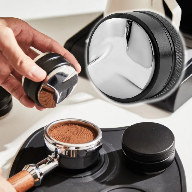 壓粉幫手 不鏽鋼三葉咖啡布粉器51mm