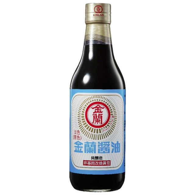 金蘭食品 淡色醬油590ml