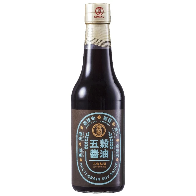 金蘭食品 五穀醬油500ml