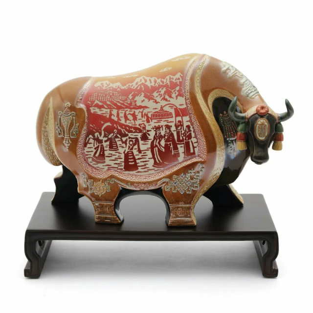 JARLL 讚爾藝術-克盡天職/犛牛精緻陶瓷