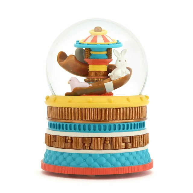 JARLL 讚爾藝術-奇幻遊樂場溜滑梯/水晶球音樂盒