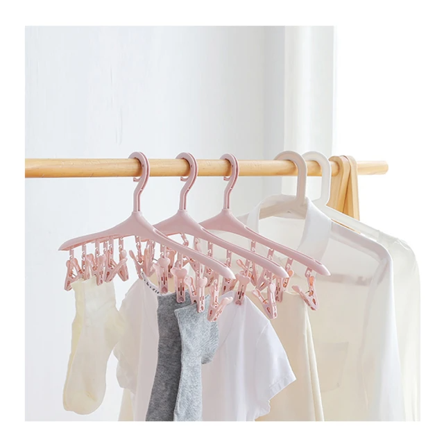 360度防滑8夾衣架
