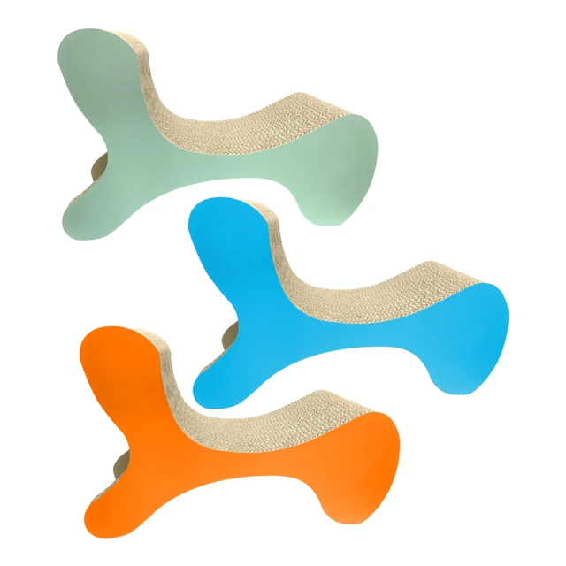 Co.Co.Cat酷酷貓 摩登躺椅貓抓板(隨機不挑色)