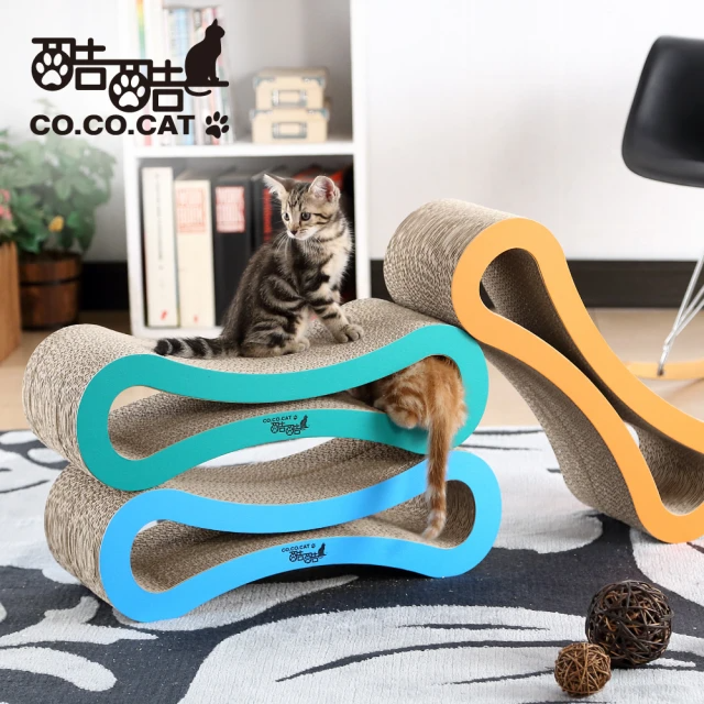 Co.Co.Cat酷酷貓 小擂台貓抓板(隨機不挑色)