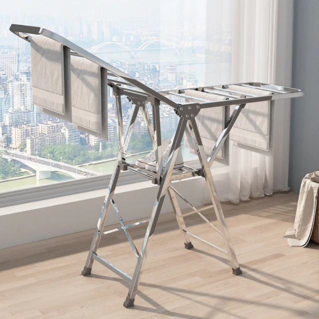 翼型不銹鋼折疊晾曬衣架