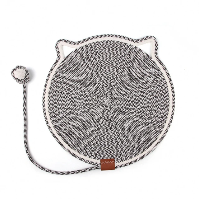 匠俱 灰色編織貓抓墊