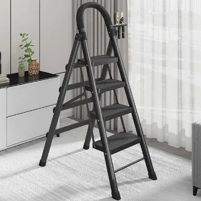 安全扶手四步摺疊梯