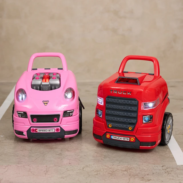 kikimmy 2IN1移動式拆裝模型工作車(兩種玩法)