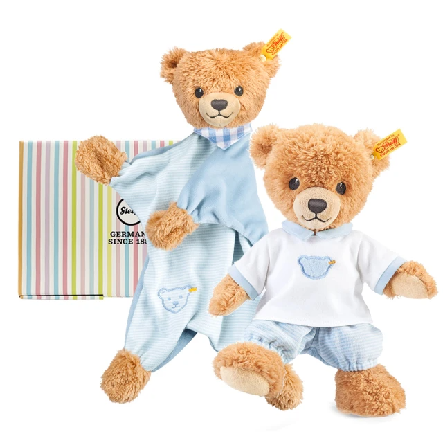 STEIFF Sleep Well Bear 歡樂小熊 安撫巾&玩偶(安撫彌月禮盒)