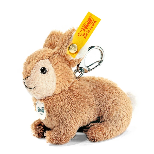STEIFF德國金耳釦泰迪熊 Keyring Rabbit 兔子(經典吊飾_黃標)