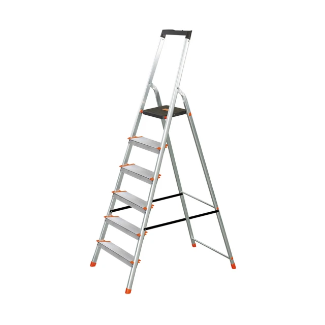 WERNER 6階 鋁合金大平台家用鋁梯/A字梯(L236R-2)