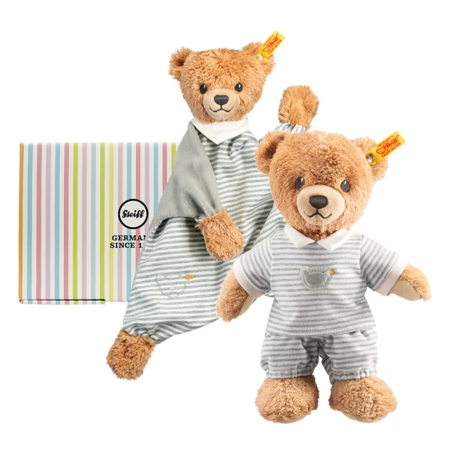 STEIFF Sleep Well Bear 晚安熊 安撫巾&玩偶(安撫彌月禮盒)