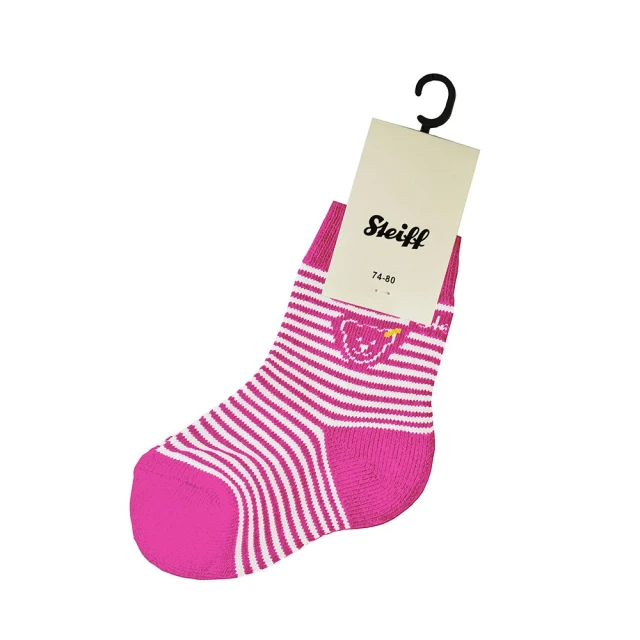 STEIFF 熊頭童裝 厚版熊頭條紋短襪