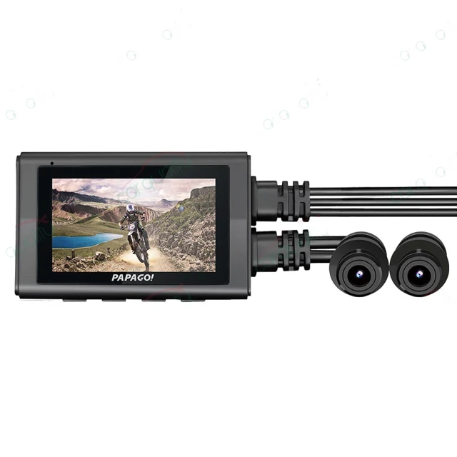 PAPAGO!-雙鏡頭+WIFI 機車行車記錄器(MoTo 3)