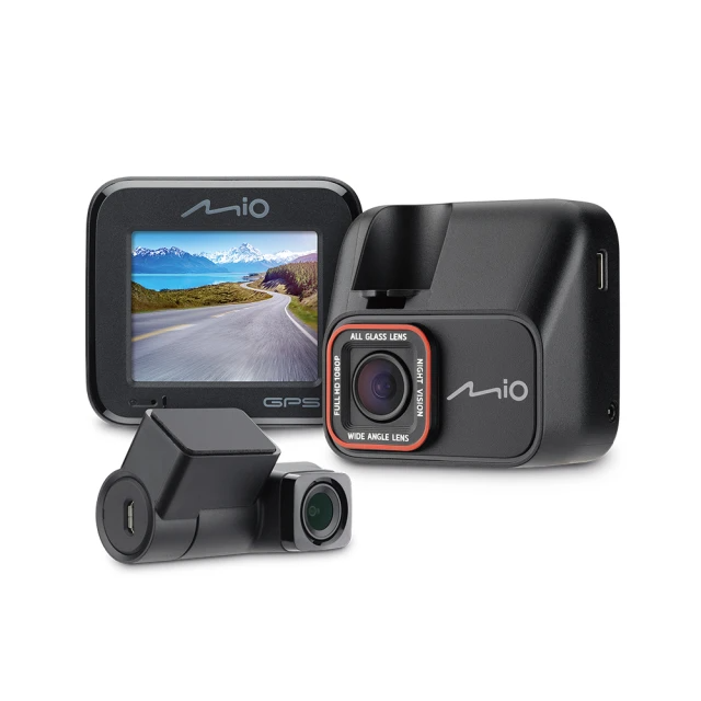MIO-MiVue C588T 星光高畫質 安全預警六合一 雙鏡頭GPS行車記錄器(送32G記憶卡)