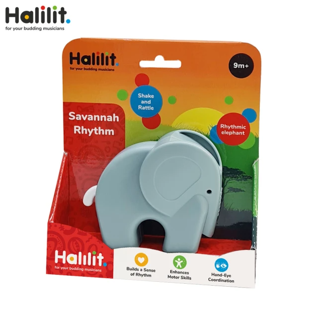 Halilit哈莉莉 草原動物手搖鈴 (大象款)