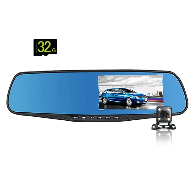 領先者 ES-15 防眩藍光後視鏡型行車記錄器(送32G記憶卡)