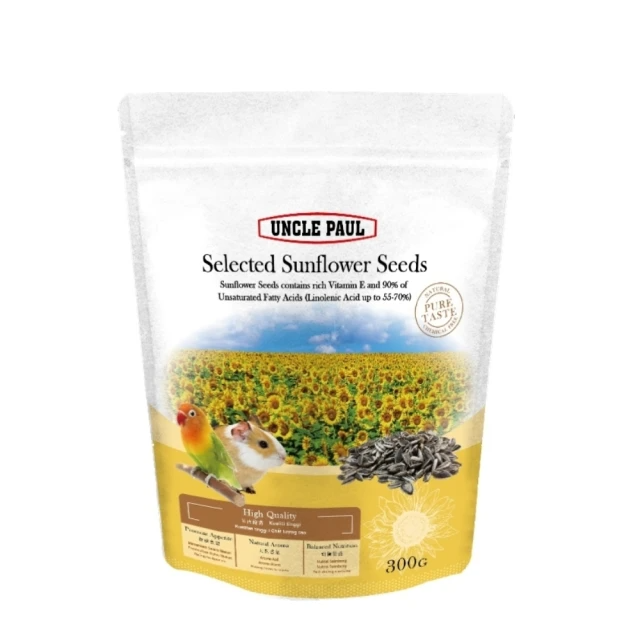 UNCLE PAUL 保羅叔叔 優質葵花子300g (鼠鳥專用)