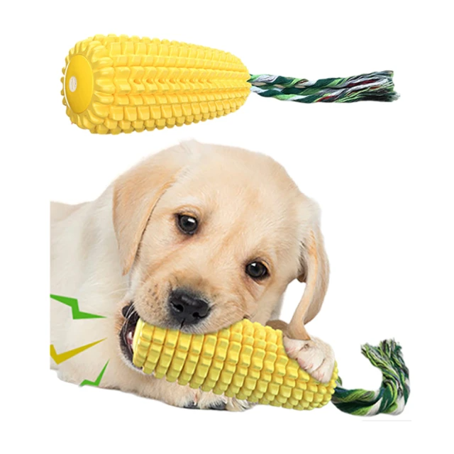 寵物耐咬玉米發聲玩具（狗狗玩具）
