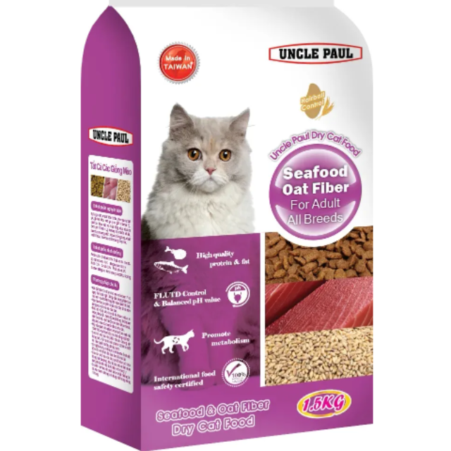UNCLE PAUL 高級貓糧-海鮮燕麥 1.5kg (成貓適用)