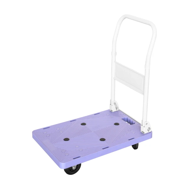 TRENY 日式塑鋼手推車-丁香紫(小)