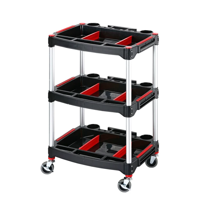 大船回港 多功能三層工作推車-附磁鐵 KT-4658A