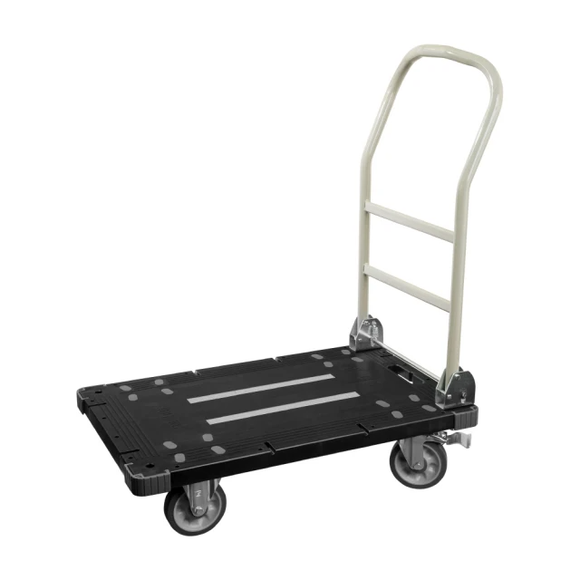 TRENY 煞車5吋全效輪塑鋼手推車 - 300KG