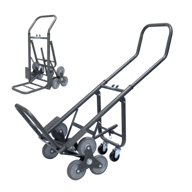 大船回港 高載重2代-推拉兩用鐵製爬梯推車(HT-00400-3H2-KH)