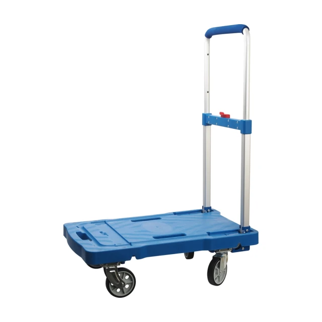 TRENY 四輪收納塑鋼手推車