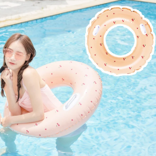 韓系可愛櫻桃成人游泳圈