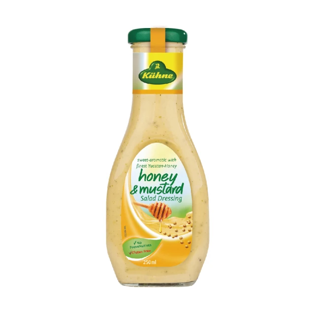 冠利 蜂蜜芥末沙拉醬 (250ml/罐)