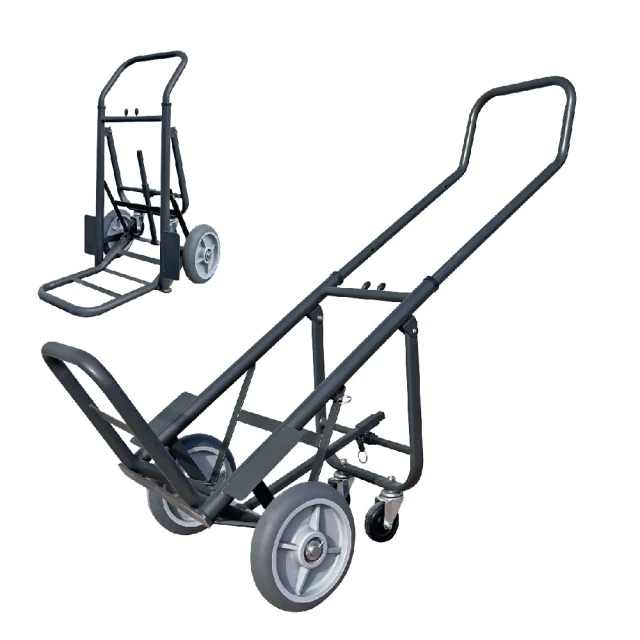 大船回港 高載重大輪款-推拉兩用鐵製推車(HT-00400-H2-KH)
