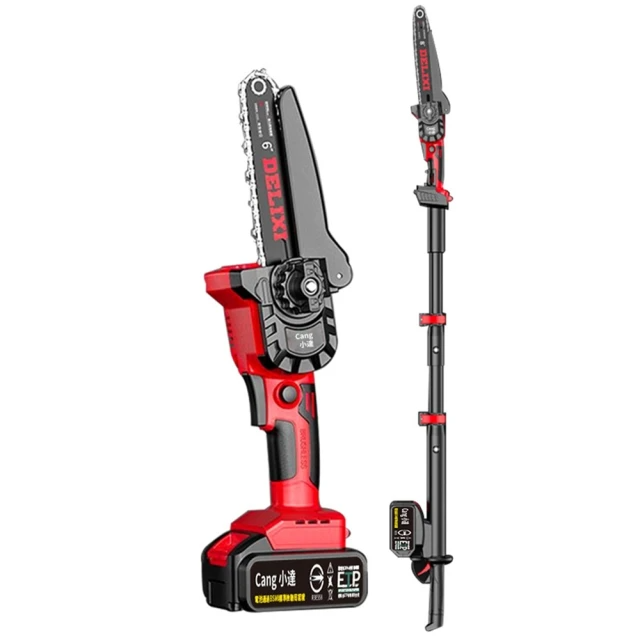 Cang小達 伐木鋸 6吋無刷電鏈鋸 五節一電 (送高枝桿)