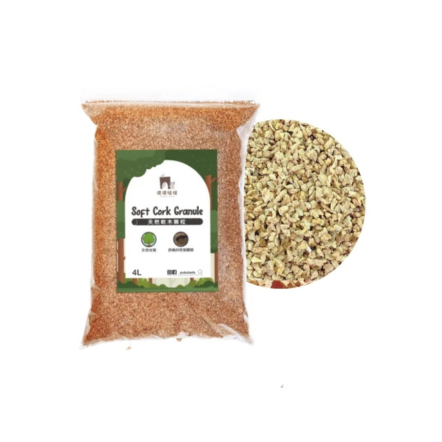 PUBUTADA噗噗噠噠 小顆粒造景刨挖軟木粒 4L