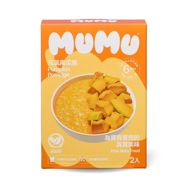 MUMU 元氣南瓜粥 150gx2包/盒（6M+）