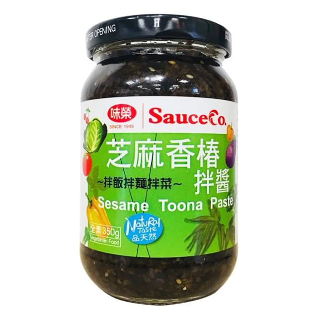 味榮 芝麻香椿拌醬 (350g/罐)
