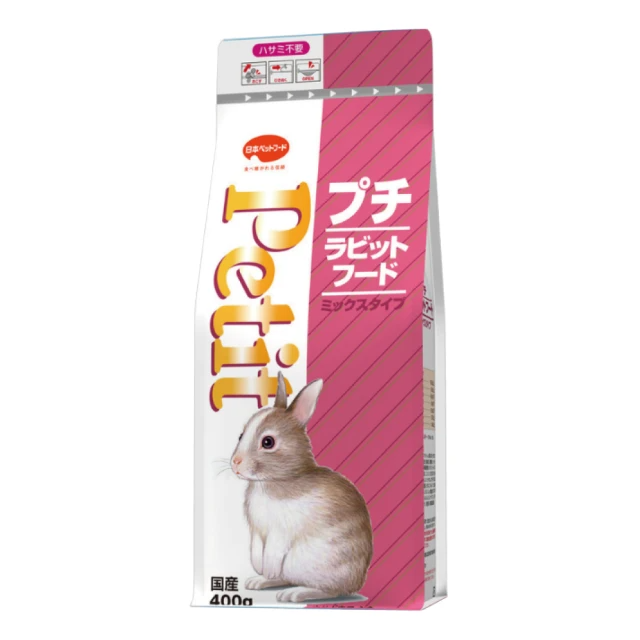 日寵 小寶貝兔糧牧草+胡蘿蔔口味400g/包(兔飼料 兔子飼料)