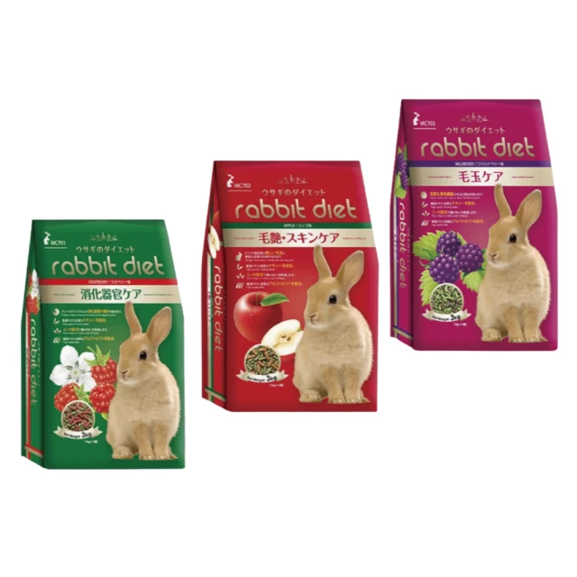 Rabbit Diet 愛兔窈窕美味餐 3KG/包(兔飼料 兔子飼料)