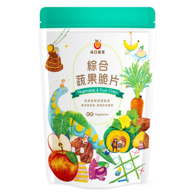 每日優果 綜合蔬果脆片160G
