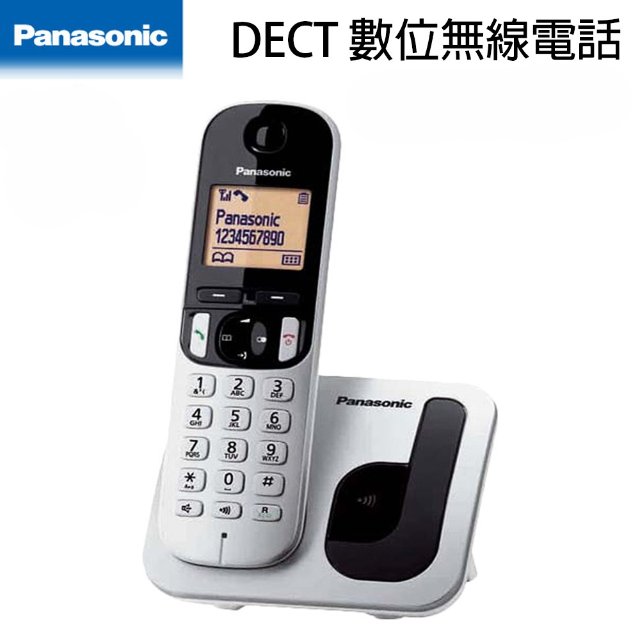 Panasonic 國際牌 數位DECT 無線電話 (KX-TGC210TWS)