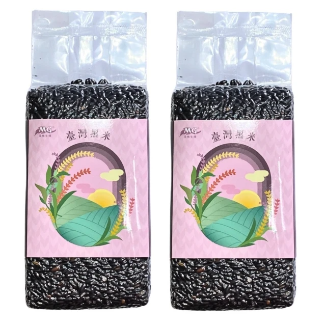 茂格生機 台灣黑秈糙米 600gx2袋