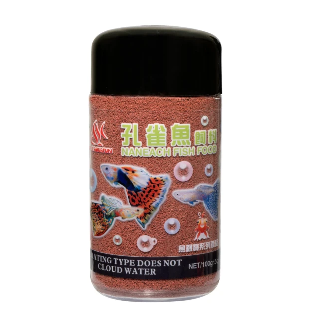 AQUAFUN水之樂 孔雀魚飼料 100g