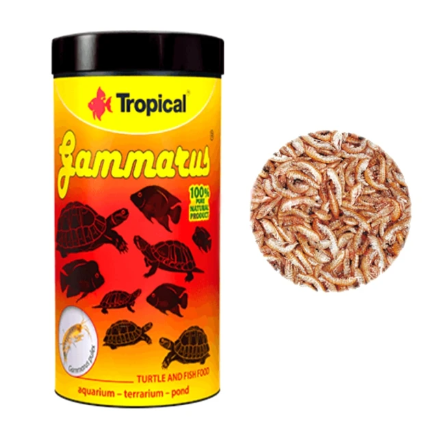 【Tropical 德比克】高蛋白乾蝦飼料 250ml (兩棲爬蟲與肉食性魚隻皆適用)