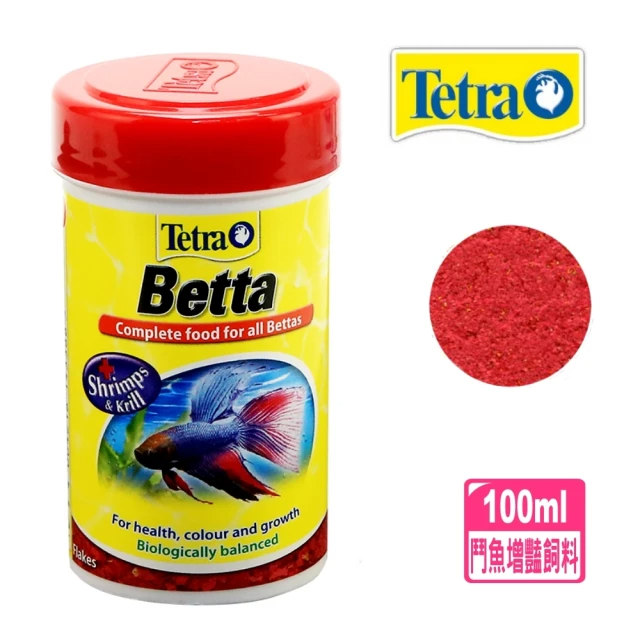 【TETRA 德彩】鬥魚增豔飼料 100ml